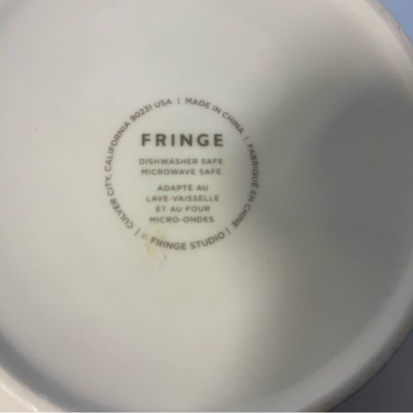 Fringe Studio Ceramic Cat Bowl Dish 5" Water Food A2 - Picture 3 of 3